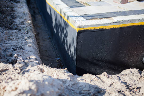 Residential Waterproofing installation at a Harwood, MD home by SJ Waterproofing Pros
